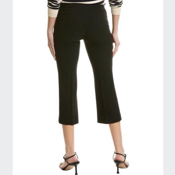 Lafayette 148 Manhattan Crop Pants Trousers Black Size 4 - Picture 3 of 13